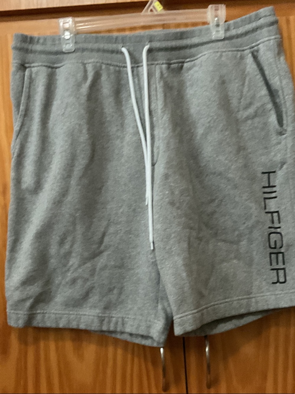 Tommy Hilfiger Men's Gray Knit Drawstring Shorts